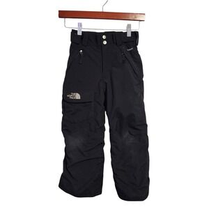 THE NORTH FACE Boys Waterproof Snow Ski Pants Black Size XS 6